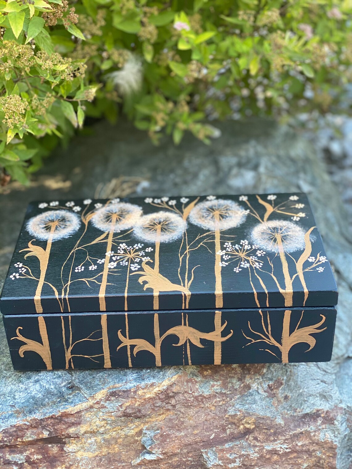 Tea Box Wood Wood Chest Tea Storage for Tea Bags Black Tea Etsy