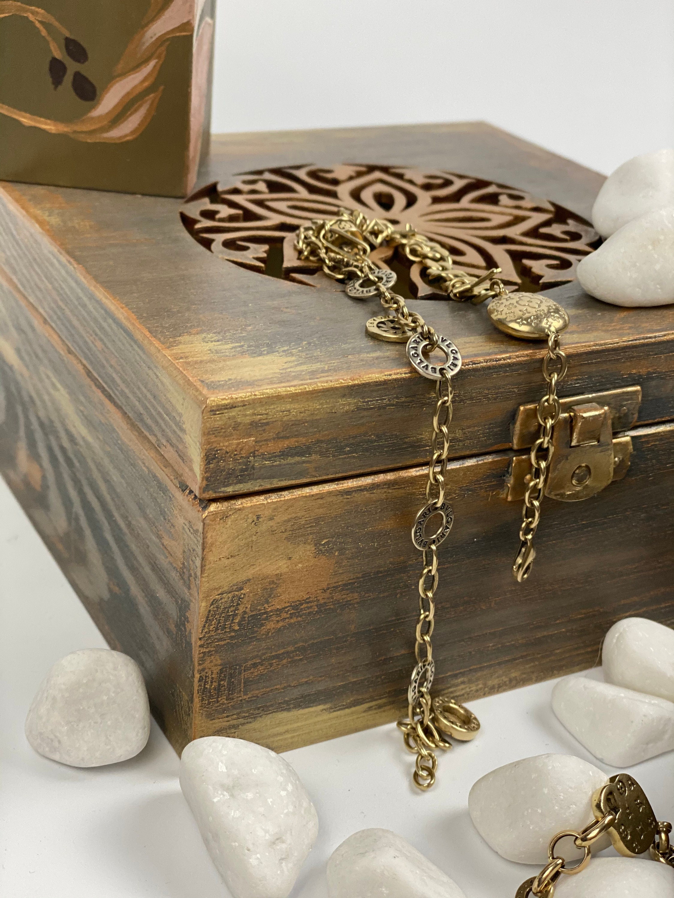 Wooden Jewelry Gift Box with Wooden Candlestick Holder Set For Etsy