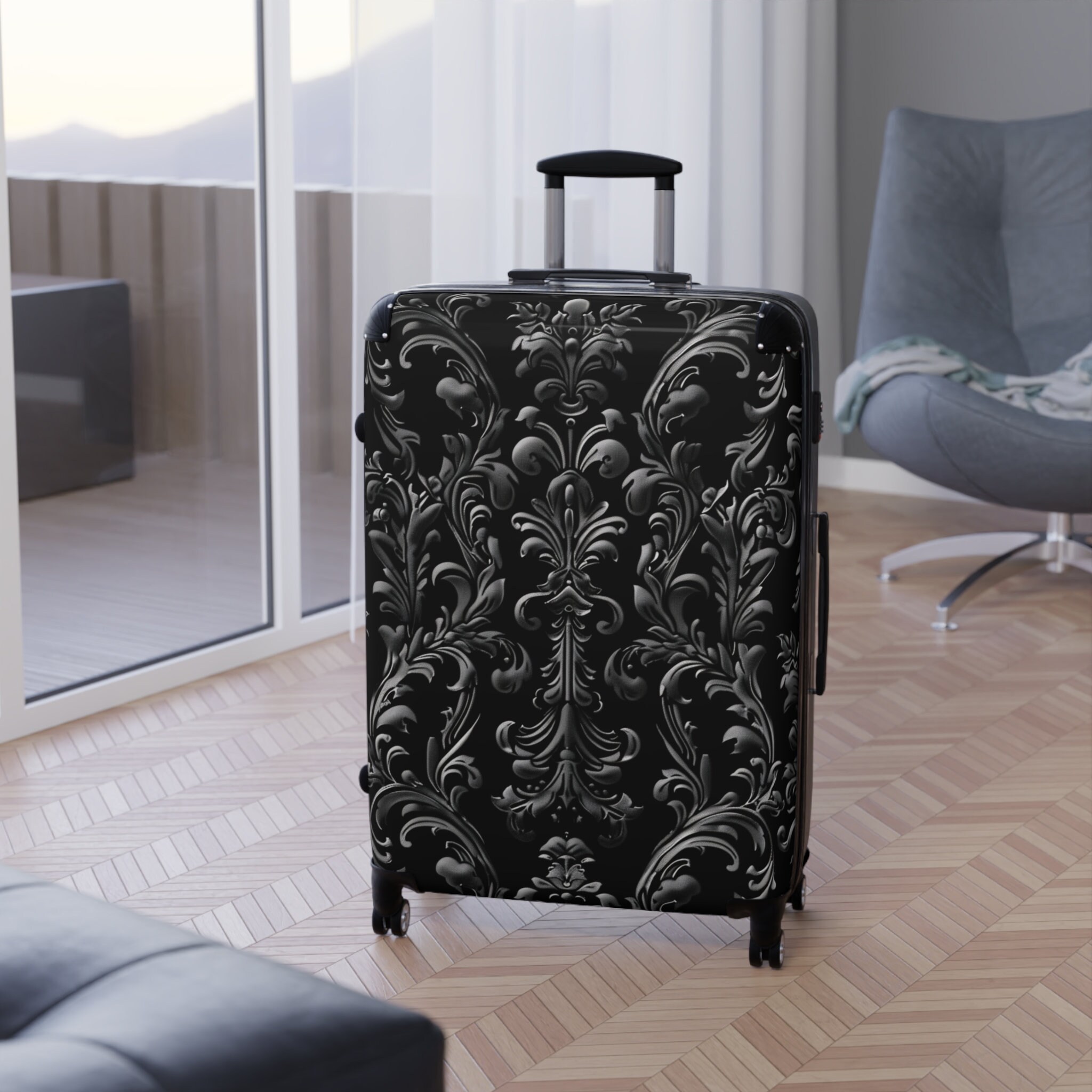 Gothic Suitcase With Wheels Custom Travel Suitcase for Women Multiple ...
