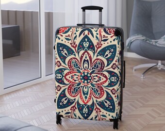 Reisekoffer mit Rollen Boho Accessoires Geschenke für sie Reisegepäck Tasche personalisierte Tasche Reisezubehör mehrere Größen
