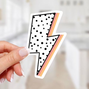 Dalmatian bolt - Waterproof stickers boho stickers positive stickers gift ideas for her trending stickers aesthetic sticker hydro flask