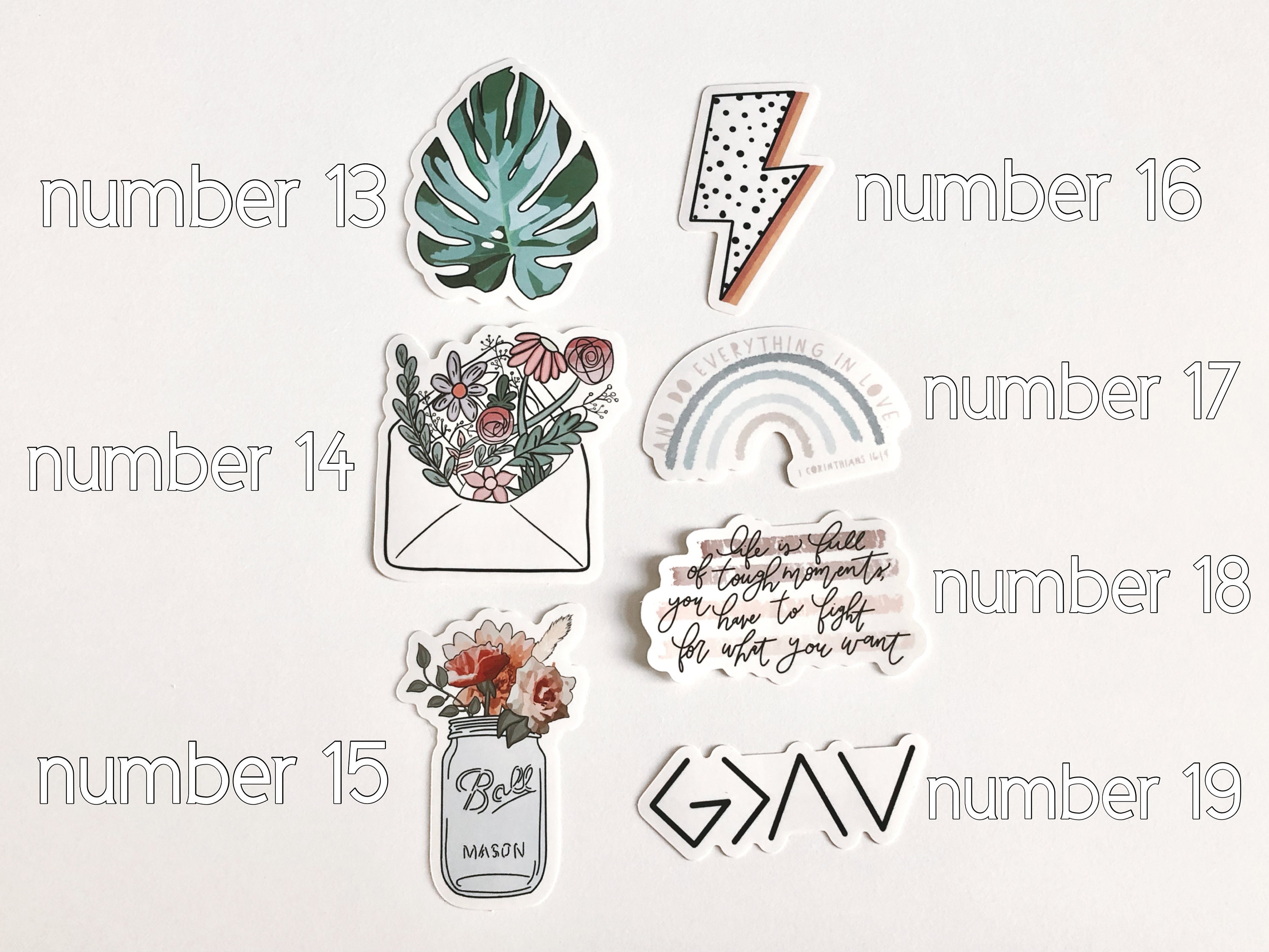 Pick Your Own Stickers Custom Amount Vinyl sticker pack customization