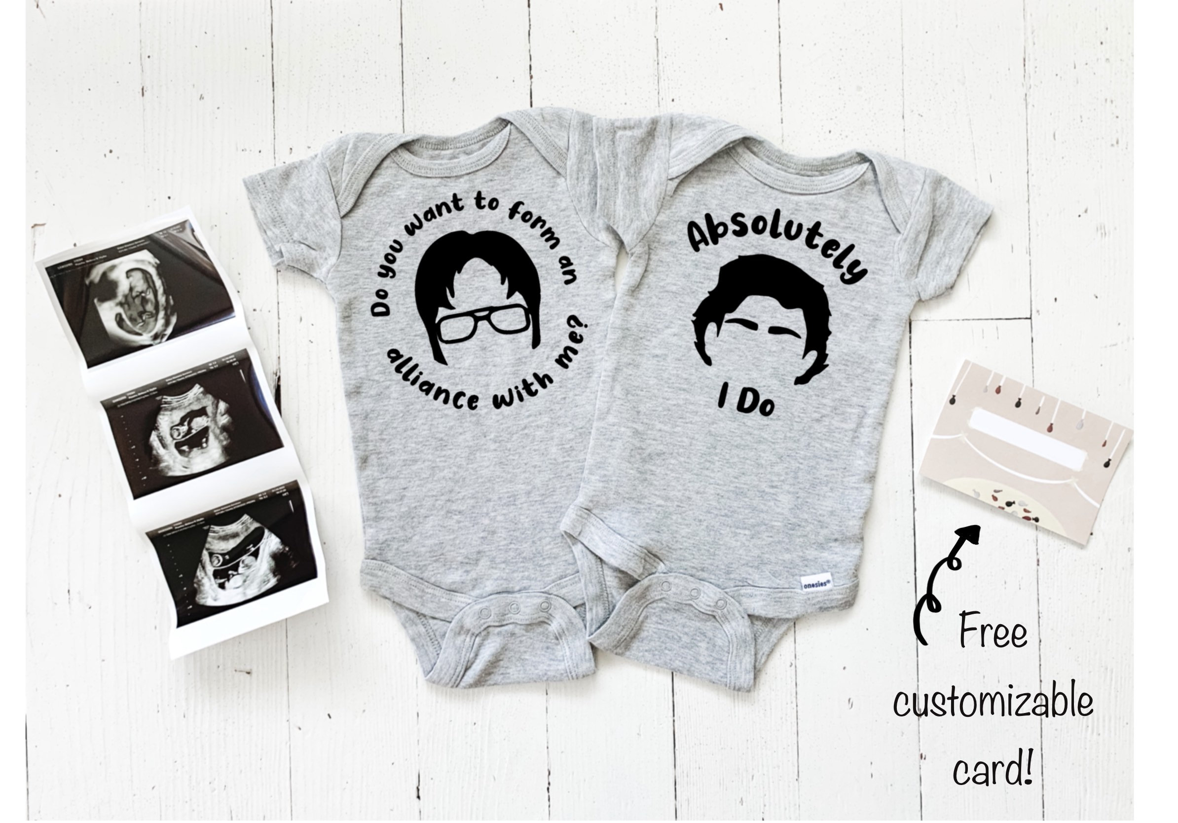 The Office Twins the Office Baby Clothing the Office Etsy