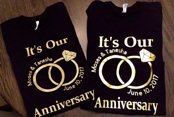 Couples Anniversary Shirts | Etsy