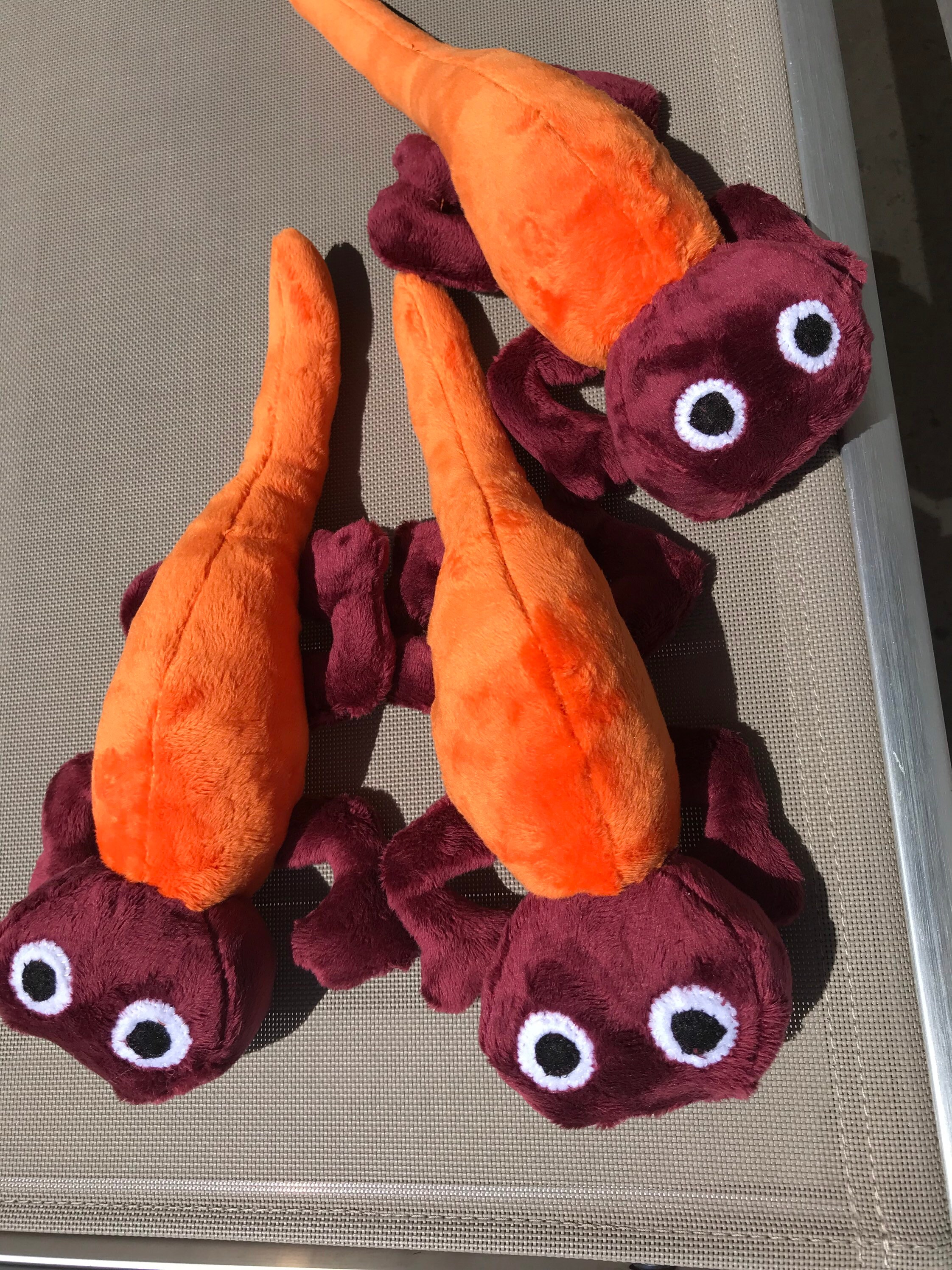 Orange Salamander Plushies Ghibli Inspired Plush Toy | Etsy