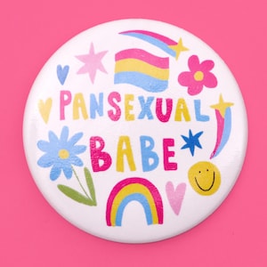 Przypinka Pansexual Babe | Przypinka Queer Pride LGBTQIA+