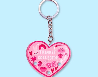 Trinket Collector Keychain | Keyring Holder Display