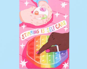 Stimming is Self Care Art Print