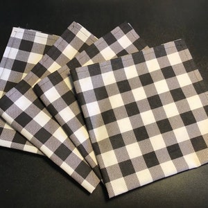 Buffalo Plaid Large Dinner Napkins