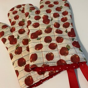 Quilted Oven Mitt Pair