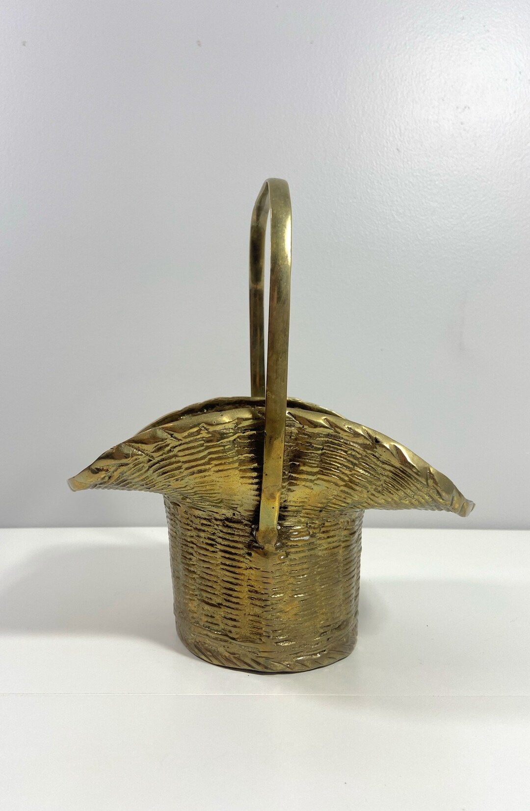 Solid Brass Basket - Etsy