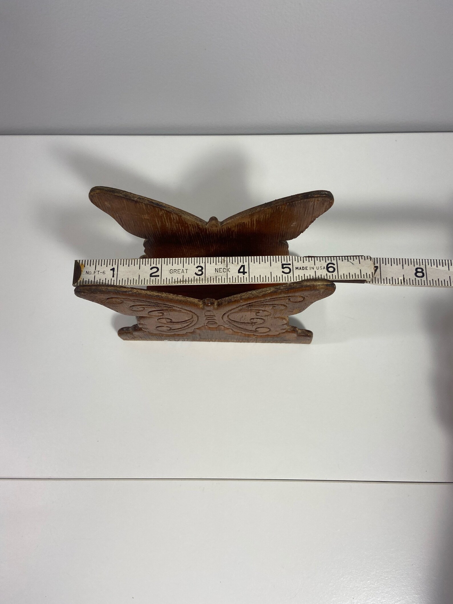 Wooden butterfly napkin holder file sorter Etsy