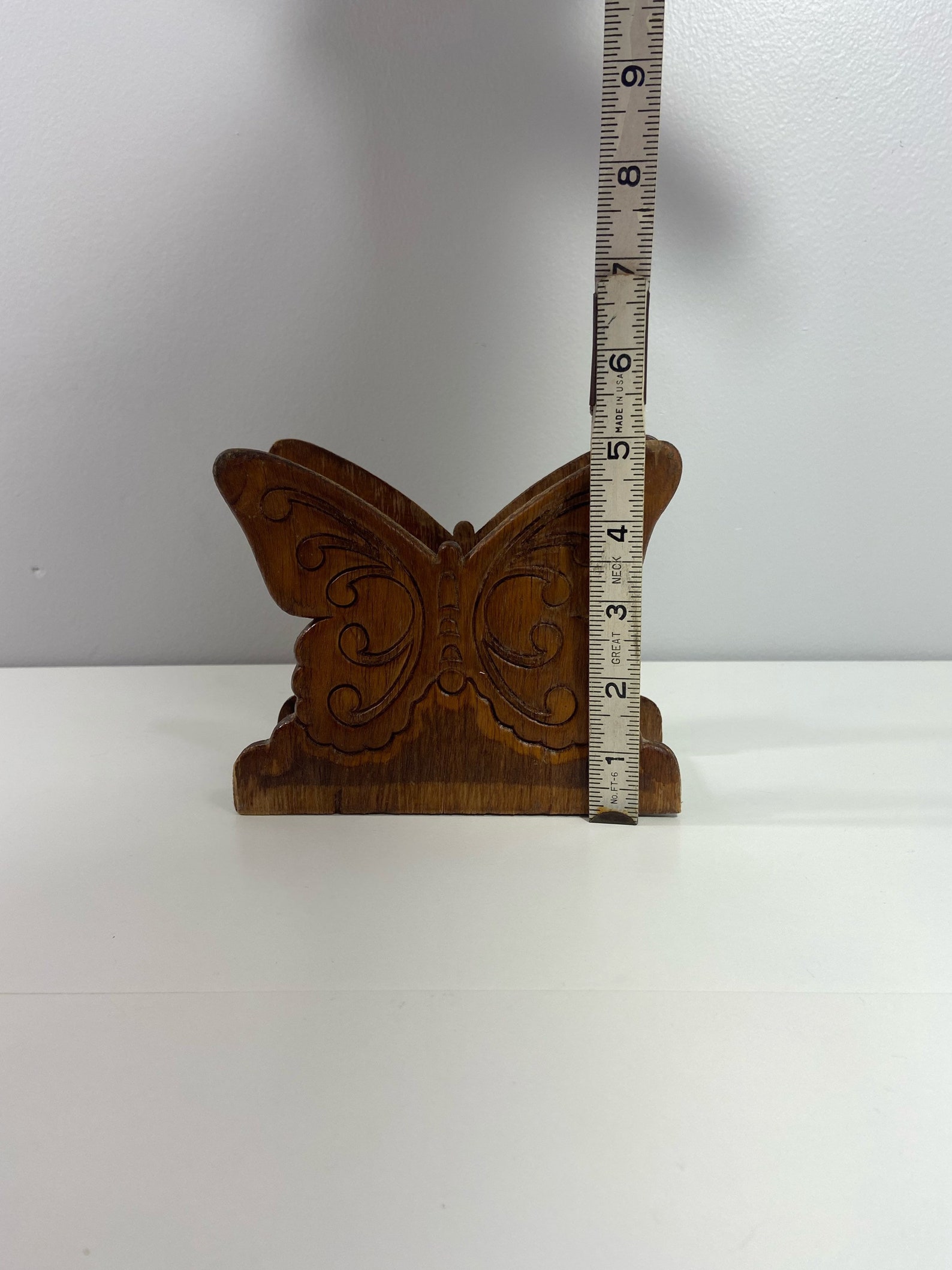Wooden butterfly napkin holder file sorter Etsy