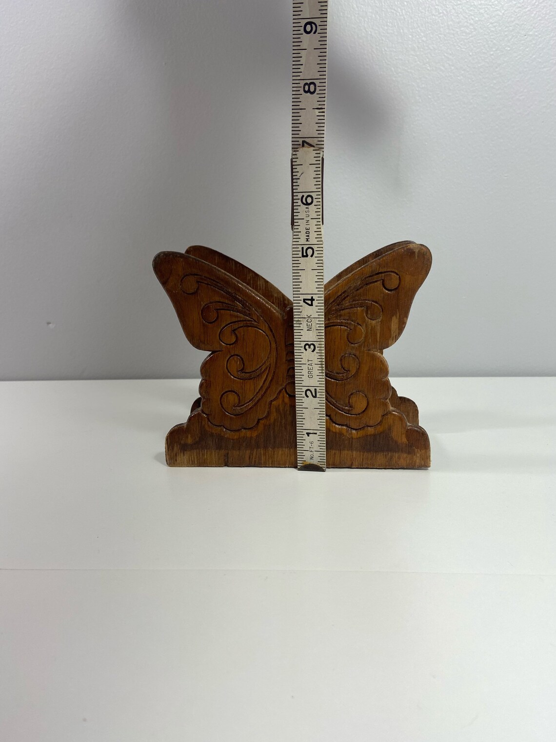 Wooden butterfly napkin holder file sorter Etsy