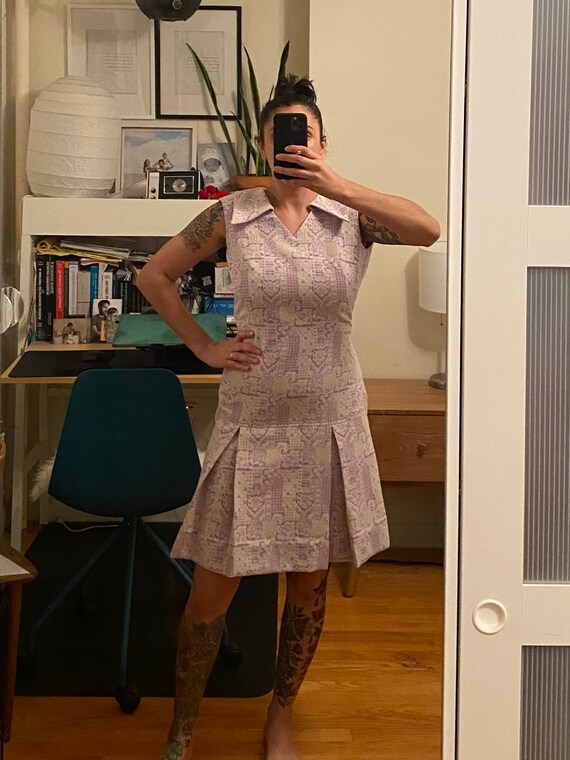 1960s Jacquard Scooter Dress XS/S