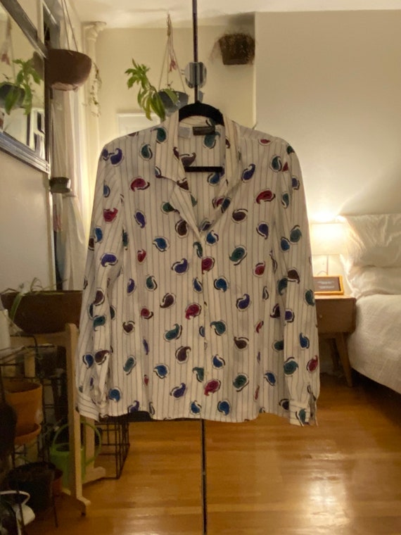 1980s Blouse Medium/Large