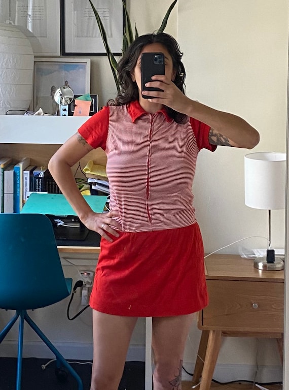 1960/70s Romper Dress W/Bloomers