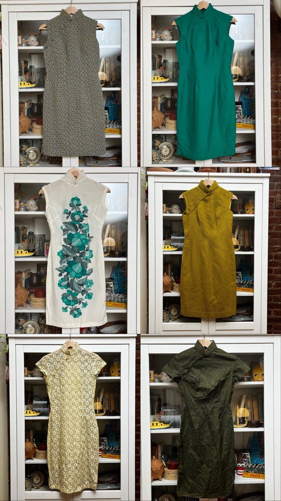 6 Styles 1960s Qipao Dresses XS-M /1960s dress / 6
