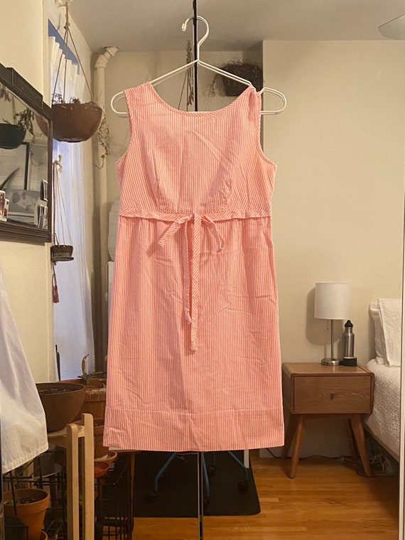 1960s Sears & Roebuck Seersucker Dress