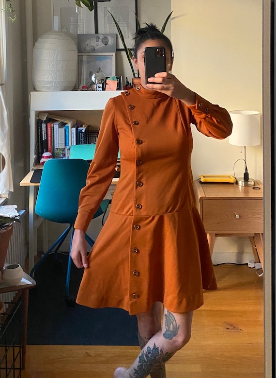 1960s Fred Rothman Scooter Dress M