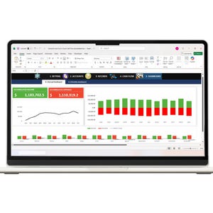 Kasstroom in Excel | Cashflow-spreadsheet | Spreadsheet voor cashflowbeheer | Spreadsheet voor cashflowanalyse