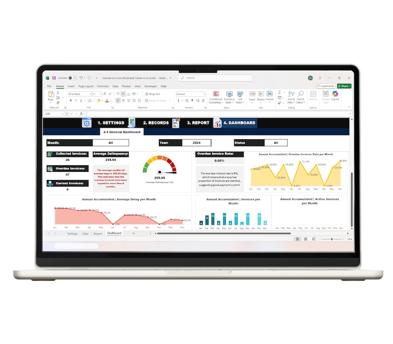 Dashboard Financiero Excel