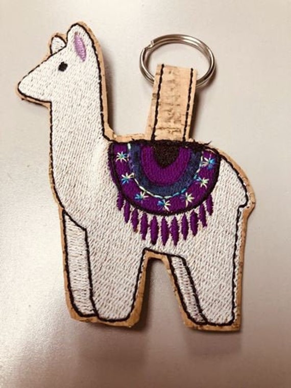 llama keychain