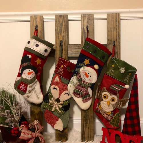 Gnome Stocking Hanger Christmas Decor Stocking Holder Etsy Canada
