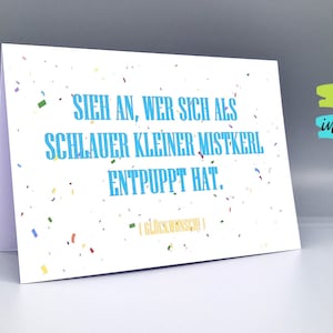 Lustige Karte Abschluss Abi Abitur Uni Bachelor Master Doktor Diplom