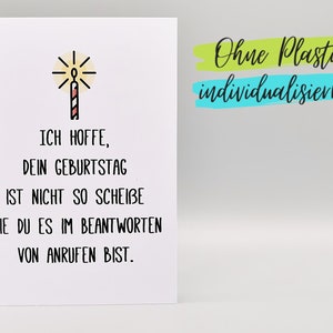 Lustige Karte Geburtstag