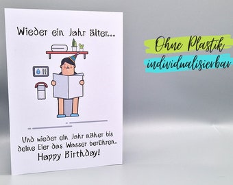 Lustige Karte Geburtstag Freund Bruder Vater Ehemann