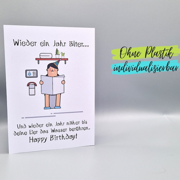 Lustige Karte Geburtstag Freund Bruder Vater Ehemann