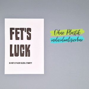 Lustige Karte Postkarte