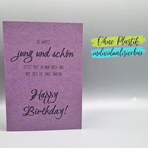 Lustige Karte Geburtstag