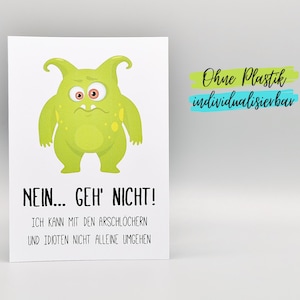 Lustige Karte zum Abschied Ruhestand Kollege Kollegin
