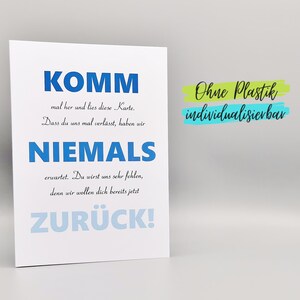 Lustige Karte Abschied Kollege Kollegin Rente