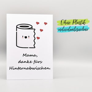 Danke Mama Papa Karte Muttertag Vatertag