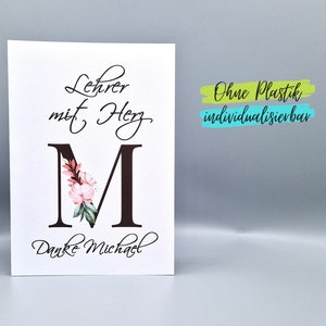 Abschiedsgeschenk Lehrer Erzieher Schule Kita Danke