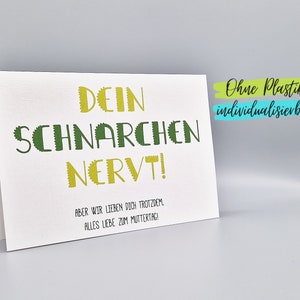 Lustige Karte Muttertag Vatertag Geburtstag Jahrestag Hochzeitstag Valentinstag