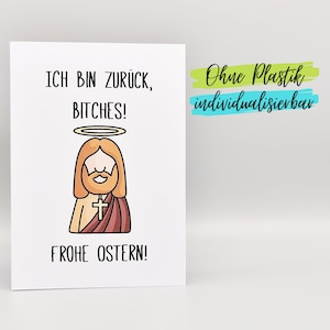 Lustige Karte Ostern