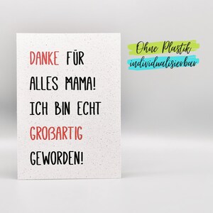 Lustige Karte Muttertag Vatertag Danke
