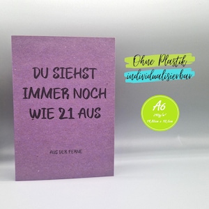 Lustige Karte Geburtstag