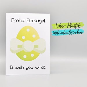 Lustige Karte Frohe Eiertage Ostern