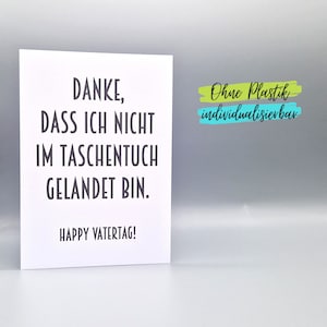 Lustige Karte Vatertag Muttertag Geburtstag Mama Papa Mutter Vater
