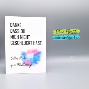 Lustige Karte Muttertag Vatertag Geschenk Mutter Vater Mama Papa Mutti Vati