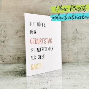 Lustige Karte zum Geburtstag