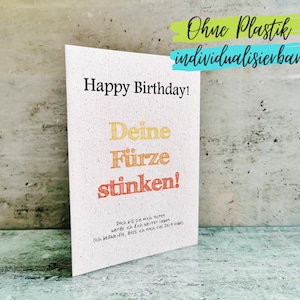 Lustige Karte zum Geburtstag, Jahrestag, Hochzeitstag, Valentinstag, Weihnachten