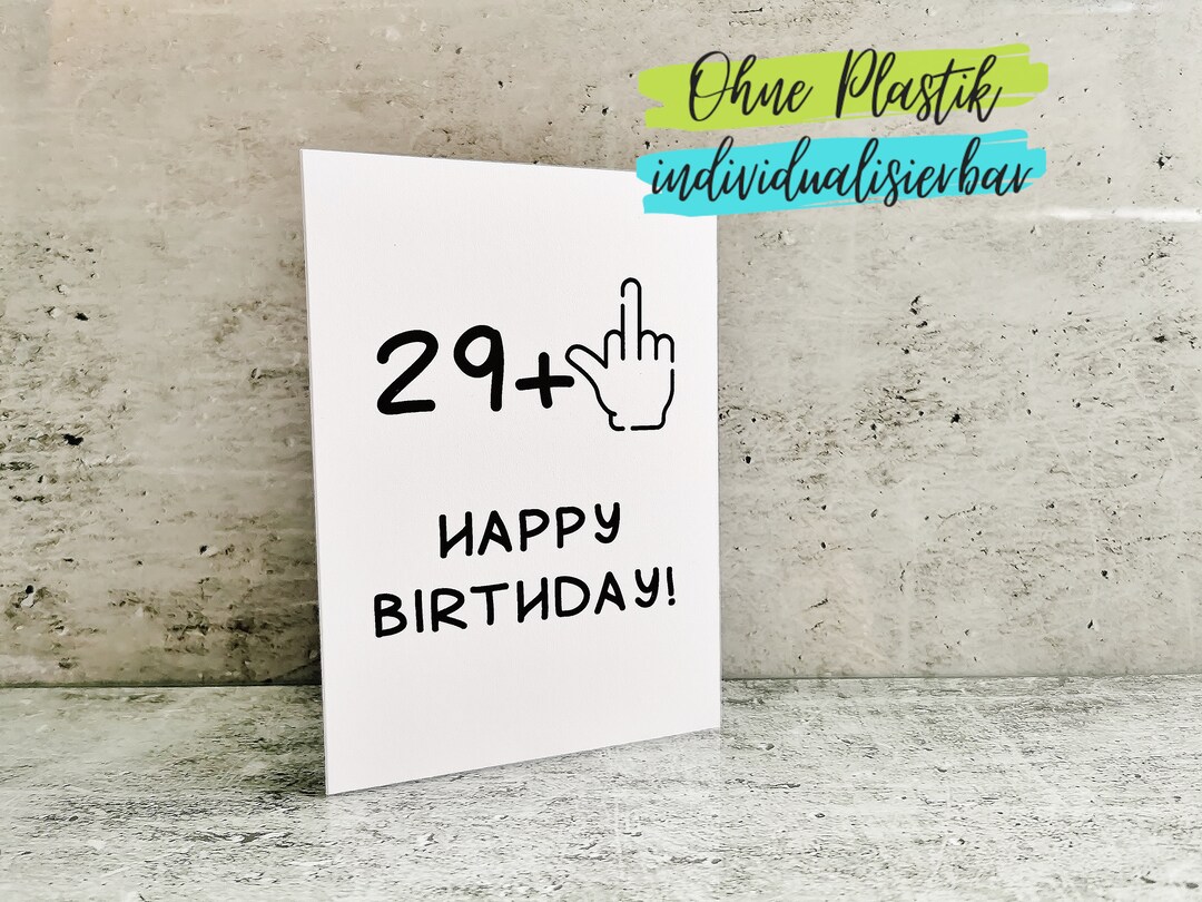 Lustige Karte zum 30. Geburtstag Etsy.de