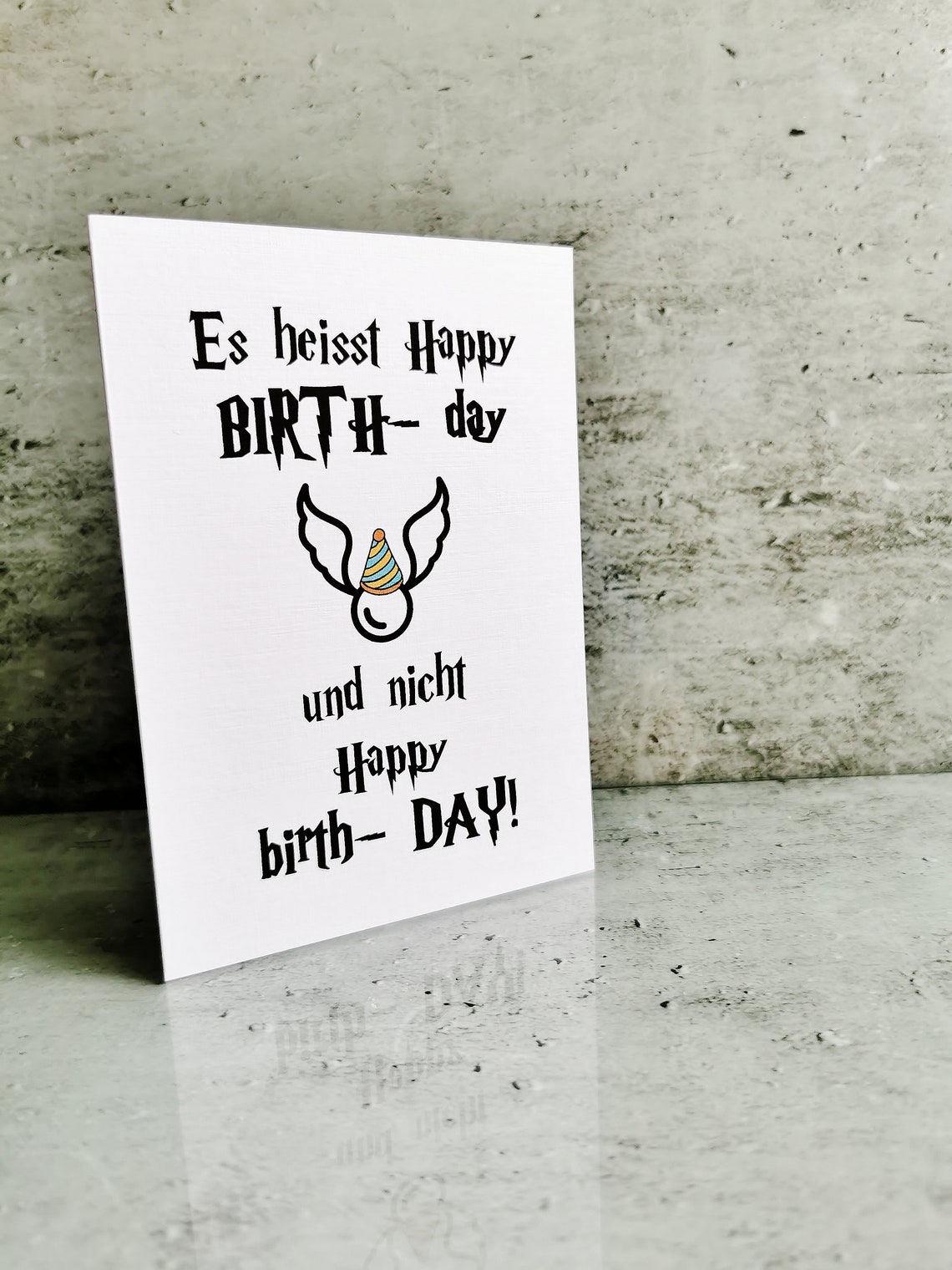 Harry Potter Geburtstagskarte Etsy