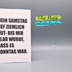 Lustige Postkarte
